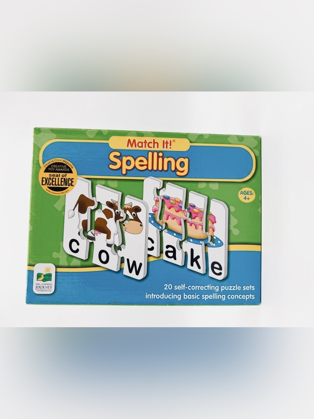 The Learning Journey Match It! Spelling Educational Puzzle Game - Ages 4+